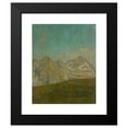 thumbnail image 2 of Ernst Schiess 20x24 Black Modern Framed Museum Art Print Titled - Mountains (1911), 2 of 5