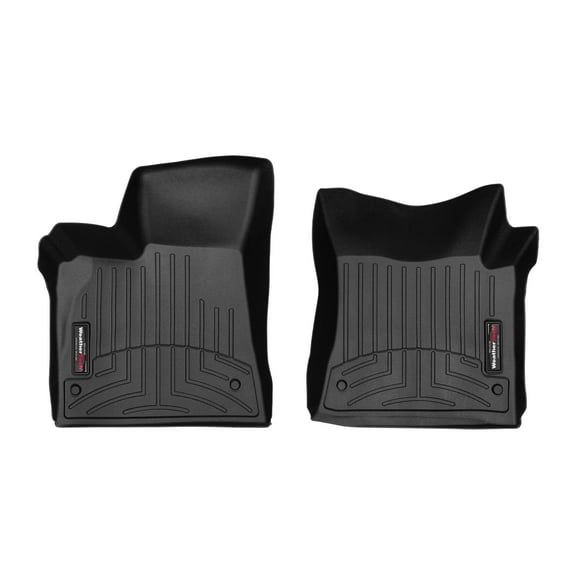 WeatherTech Custom Fit FloorLiners compatible with Bentley Mulsanne Speed, Mulsanne - 1st Row (Driver & Passenger), Black