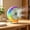 Green-B, variant on Small Quiet Desk Fan Rechargeable, Portable USB Table Fan with 5 Light Modes, 3-Speed 180? Rotation, Mini Desktop Personal Cooling Fans For Office Bedroom Kitchen Camping Dorm, Green-B