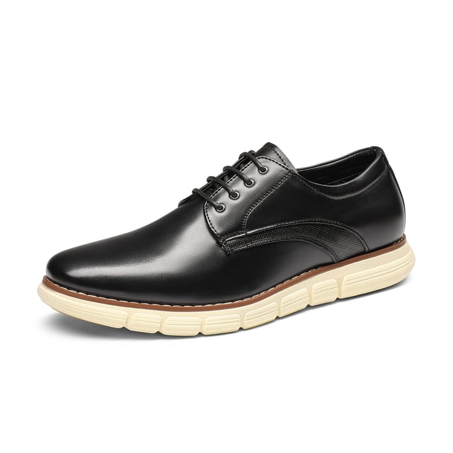 Zapatos Oxford de Vestir Crossflex para Hombre Bruno Marc Negro 10.5