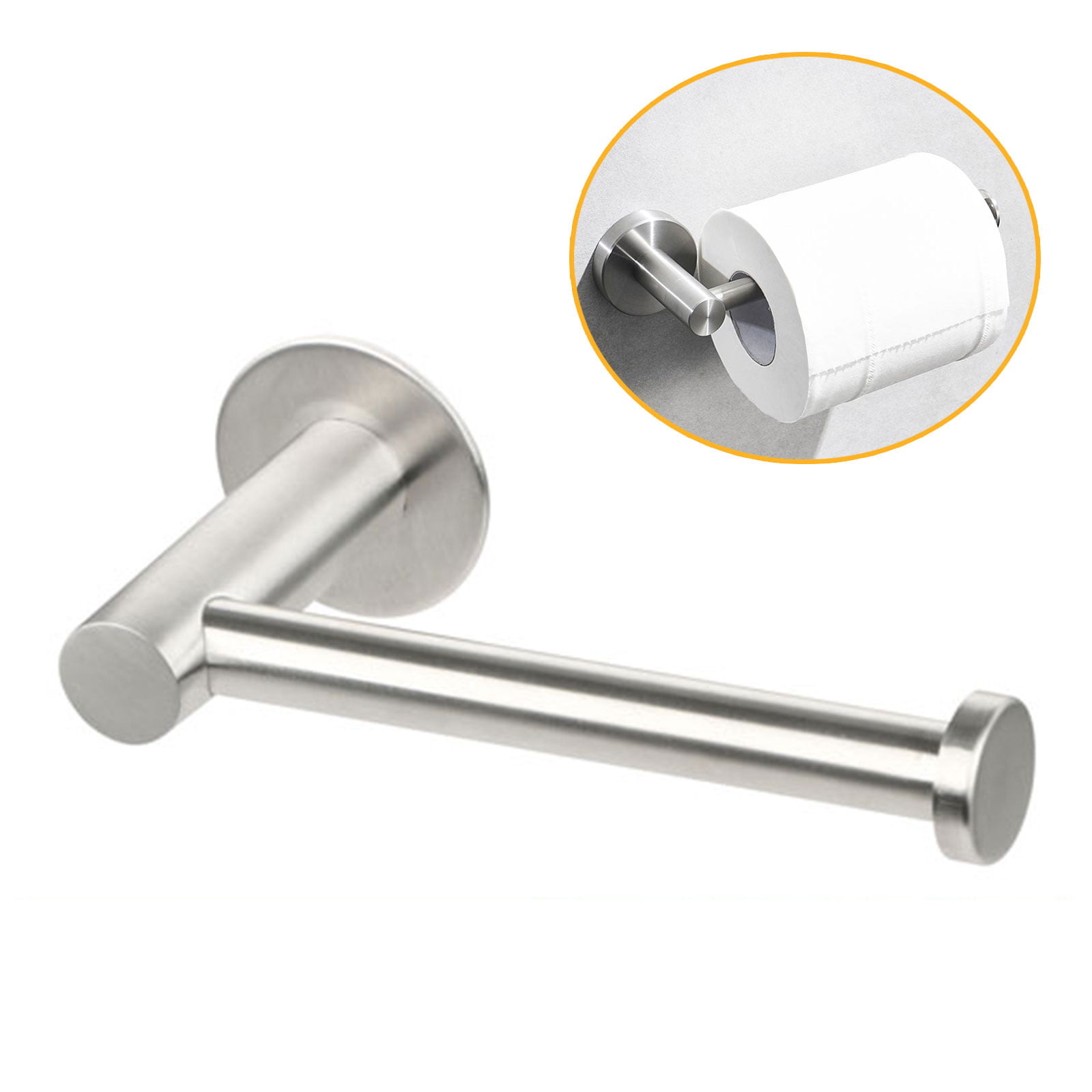 Brushed Nickel Stainless Steel 304 bathroom Toilet tissue Paper holder w/ cover 