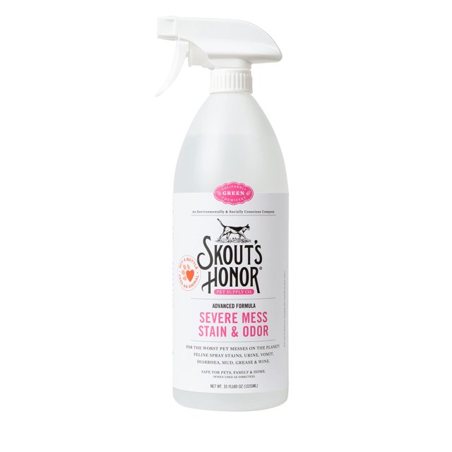 Quitamanchas y eliminador de olores SKOUT'S HONOR 1035 ml para desastres de gato