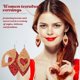 thumbnail image 2 of pares de pendientes para mujer, pendientes con forma de corazón, pendientes de lágrima para el día de San Valentín, pendientes de cuero para el día de San Valentín, pendientes colgantes, 2 of 3