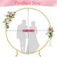 thumbnail image 3 of Soporte circular con forma de arco con forma de globo Mercijzyasang, 220 cm, metal dorado, 3 of 8