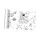 thumbnail image 4 of Póster para colorear Graffiti Paper Gifts 30x300cm Pintura DIY Art Paper Roll Sticky para Marker Painting, Oil, Birthday Party, Kids Toddlers , dinosaurio Macarena Rollo de papel para colorear, 4 of 8