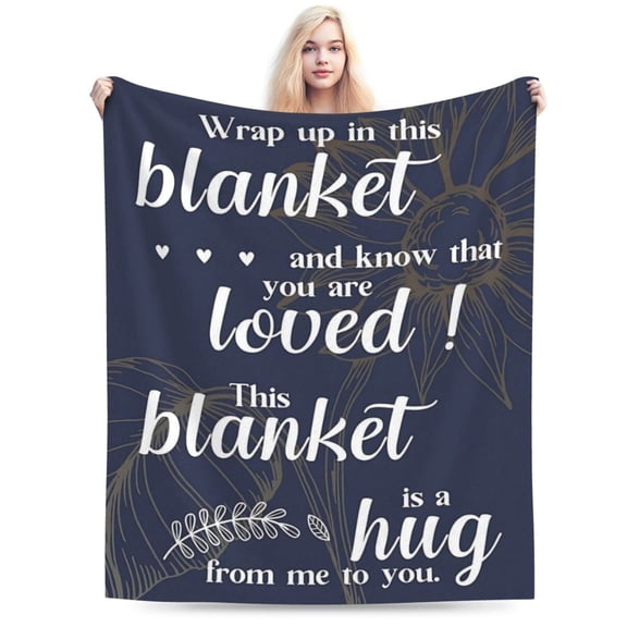 Get Well Soon Gifts, Hug Blanket, Inspirational Gifts for Her Him, Cancer Care Gifts for Women or Men, Encouragement Healing 50x40