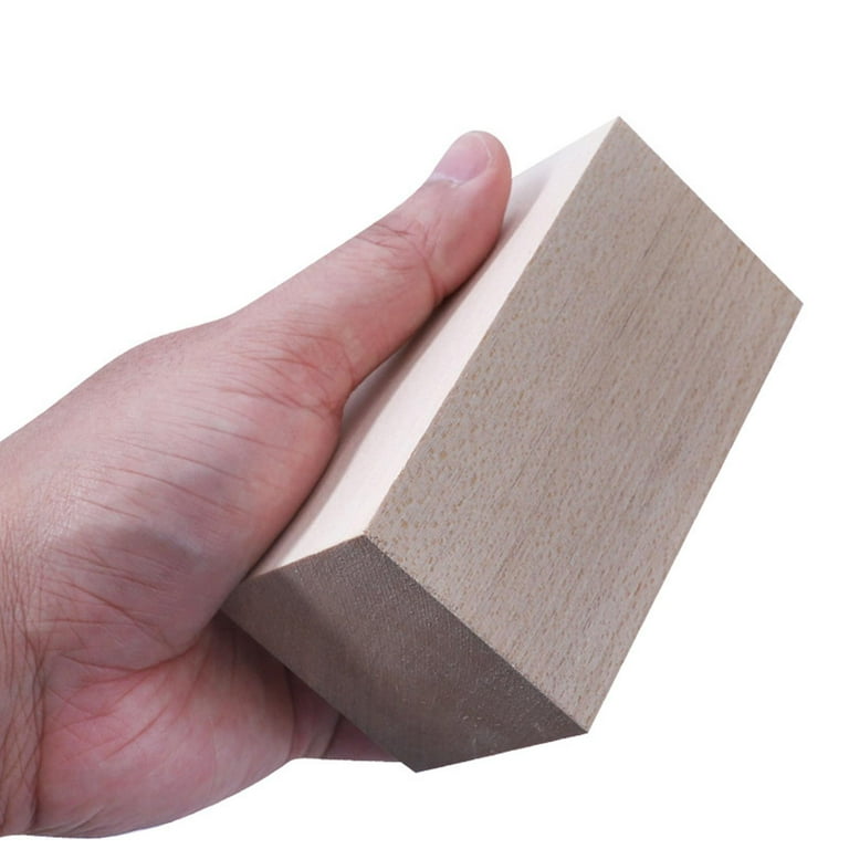 10 Pieces Basswood Carving Blocks Soft Wood Carving Block Hobby Set for  Beginner