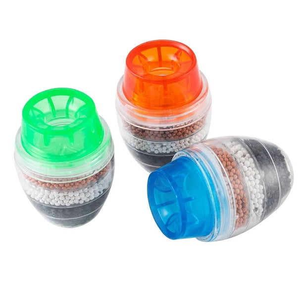 Paquete de 6 filtros de montaje YONGSHENG purificador de filtro de Agua para grifo carbón activado