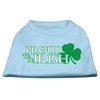 Pet Dog Cat Shirt Screen Printed, "Proud To Be Irish"