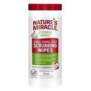 Nature’s Miracle Small Animal Cage Scrubbing Wipes, 30 Count