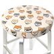 thumbnail image 3 of Disketp Shiba Head Face Funda Redonda para Taburete, Funda de Cojín para Silla de Bar Suave y Elástica-13 inch, 3 of 7