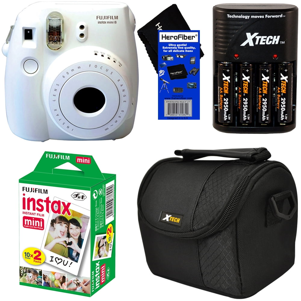 Fujifilm Instax Mini 8 Instant Film Camera (White