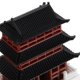 thumbnail image 3 of unbranded Accesorio Para Acuario Pabellón Japonés Clásico Color Marrón, 3 of 8