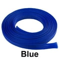 thumbnail image 2 of 25 FT 3/8" Blue Expandable Cable Sleeving Braided Tubing LOT, 2 of 2