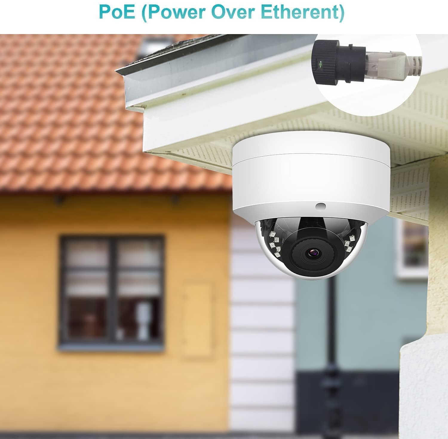 NDAA Compliant 16CH PoE Security Camera System, 16CH 4K H.265 NVR with 16pcs 5MP Wired IP PoE Dome Cameras IP Cameras for Indoor and Outdoor, 8TB Hard Drive Storage