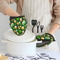thumbnail image 6 of Vsdgher St Patrick's Day10 Non-Slip Mini Oven Mitt Set, Short Oven Mitts for Baking Grilling Barbecue Microwave, 5.9"x5.9"in, 6 of 7