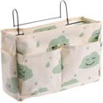 thumbnail image 1 of panier De Rangement Suspendre Pour Chevet, Organisateur De Chevet Sac De Rangement Suspendu Avec 3 Poches Pour Lit Superpos, Dortoirs, Rails De L, 1 of 5