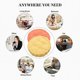 thumbnail image 4 of Nvzi 17” Round Bistro Cushions,17 inch Round Cushion with Cotton Filled, Brown Peacock Chair Cushions Round for Home Office, Dining, Kitchen, 4 of 5