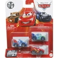 thumbnail image 2 of Disney Pixar Cars Mini Racers 3-Pack Metal Vehicles, For Kids Age 3 Years Old & Up, 2 of 6