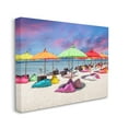 thumbnail image 4 of Stupell Industries Beach Umbrellas on Shore Landscape Photography Gallery Wrapped Canvas Art Print Wall Art, 30 x 24, 4 of 8