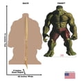 thumbnail image 4 of Advanced Graphics Hulk Cardboard Stand-Up, Marvel Timeless Collection, 73 x 48 in, 4 of 4