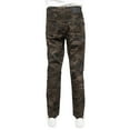thumbnail image 2 of X RAY JEANS  Big Boy's Moto Jeans, Olive Camo, 10, 2 of 6