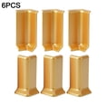 thumbnail image 1 of Baseboard Corner Blocks 6-Pack Wall Base Corner Trim Wall Corner Decor M Gold, 1 of 5