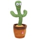 thumbnail image 4 of Juguetes electrónicos de peluche de Cactus para niños, juguete educativo para cantar, bailar, Cactus, 4 of 9