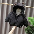 thumbnail image 7 of KAUOD Baby Boys Hooded down Jackets Thick Warm Windproof Fleece-Lined Puffer Coats with Pockets Toddler Zipper Outwear, 7 of 7