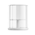 thumbnail image 1 of Vitrina transparente para guardar figuras de muñecas, moderna caja organizadora de doble capa. blanco, 1 of 9