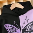 thumbnail image 4 of Kogui Winter Outfits for Teen Girls Girls Clothes 2 Piece Clothing Sets Crop Tops Hoodie Long Sleeve Sweatshirts and Pants Fall Winter Outfits for Girls Size 5T 6T (Black,5-6 Years), 4 of 4