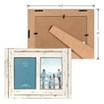 thumbnail image 2 of Prinz Homestead 5" x 7" Collage Picture Frame for Two Photos, Distressed White, 2 of 6