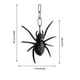 thumbnail image 3 of Maojin Accesorios decorativos para Halloween, juguete para trucos de araña, colgante de araña de plástico de simulación, LED, araña negra brillante, 3 of 5