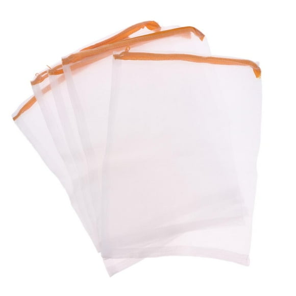 5 x bolsa de filtro de carbón de de reutilizable bolsas de malla con cremallera negro/ - 44x32.5cm Yuyangstore Bolsa de filtro de malla de acuario