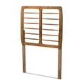 thumbnail image 5 of Baxton Studio Carolyn Mid-Century Back Support Rubberwood Headboard, Twin, Ash Walnut, 5 of 6