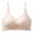 Pink, variant on Bigersell Sports Bras for Women V-Neck Padded Bras No Underwire Back Hook and Eye Closure Womens Solid Color Wireless Bralette Ladies Push up Bra Comfort Soft Full-Coverage Bras Gray XXL