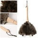 thumbnail image 3 of Plumero de plumas de avestruz THARAHT, 41 cm, con mango de madera natural esponjosa, 3 of 7