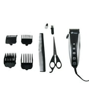 Mens Professional Hair Cutting Clipper 9 Pc Set Haircut Machine Beard Trimmer Barber Kit