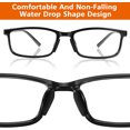 thumbnail image 3 of Topboutique Nose Pads Soft Foam Eyeglass Nose Pads Adhesive Sunglasses Nose Pads Anti-Slip Nose Pads Cushion Stick On for Glasses Eyeglasses Sunglasses 20 Pairs, 1.5 mm, Black,Water Drop Shape, 3 of 5