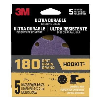

3M Hookit 5 in. Ceramic Hook and Loop Ultra Durable Sanding Disc 180 Grit Extra Fine 5 pk