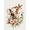 Adorable Elephant and Giraffe Floral, variant on Qisvanset Cute Animals Soccer Ball Canvas Wall Art, 15.75x11.81 Inches for Bedroom Nursery Playroom Office