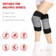 thumbnail image 3 of GOOHOCHY 1 par de las almohadillas de la rodilla de la junta térmica Mangas de la rodilla protectora Knee Warmer Braces transpirable Thermal Kneepads, 3 of 7
