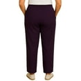 thumbnail image 3 of Turtle Bay New York Women's Plus Size Pleated Knit Pull on Pants - Cotton Blend Sweatpants with Flat Front Waistband and Side Seam Pockets, 3 of 6