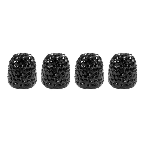 Riwesomey 4PCS Cubierta de vástago de válvula de neumático de automóvil de cristal brillante Tapa de vástago de válvula de plástico de goma Vehículos, repuestos y accesorios Mis No.2 Riwesomey VI009067-02
