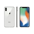 thumbnail image 4 of Pre-Owned Apple iPhone X (Unlocked) 64B Silver (A1865) with Pre-Installed Tempered Glass, 4 of 6