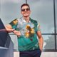 thumbnail image 4 of Fotbe Underwater Swimming Duck Camiseta Polo de Golf para Hombre con Estampado – Camisa Deportiva Transpirable con Cuello Abotonado-Medium, 4 of 6