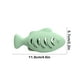 thumbnail image 3 of 3 juguetes para gatos con forma de pez | Dispensador de comida interactivo de silicona de grado alimenticio para snacks de hierba gatera | Material suave y seguro | Juguetes educativos y energéticos, 3 of 5