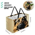 thumbnail image 2 of Shepherd Dog Collapsible Oxford Cloth Tote Bag: Reusable, Foldable, and Large Capacity - Ideal Laundry, Cube, and Bucket Organizer, 2 of 7