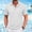 c01White, variant on Men's Linen Short Sleeve Shirt Outdoor T-shirt Relaxed Fit Breathable Summer Tops Casual Lightweight Button Down with Pocket Black XL