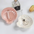 thumbnail image 2 of ACDANC Ring Dish,Vintage Shell Shape Jewelry Holder Dish,Decorative Storage Compact Design Ring Holder Dish,Style2, 2 of 7